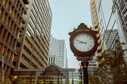 Old Street Clock in Calgary