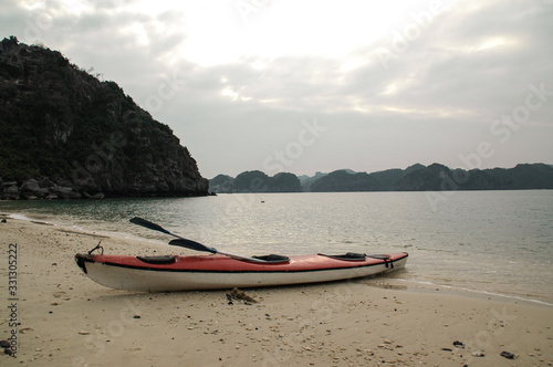 Kayak on the beach