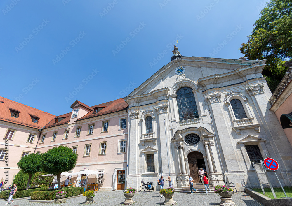 Picture of the famous Weltenburg Abbey in southern Germany near the river danube