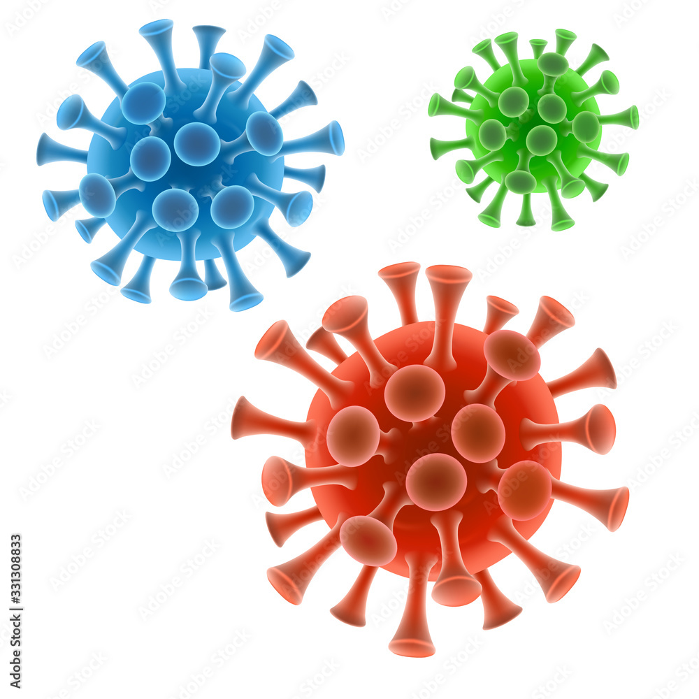 Coronavirus 2019-nCov. Respiratory infection causing pneumonia and lung ...