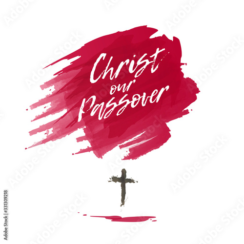 Christ Our Passover_Red background spot