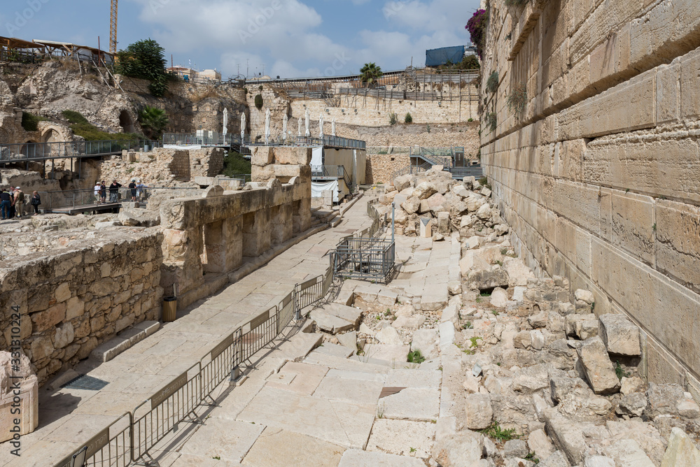 Fotografie At The Davidson Center in Jerusalem