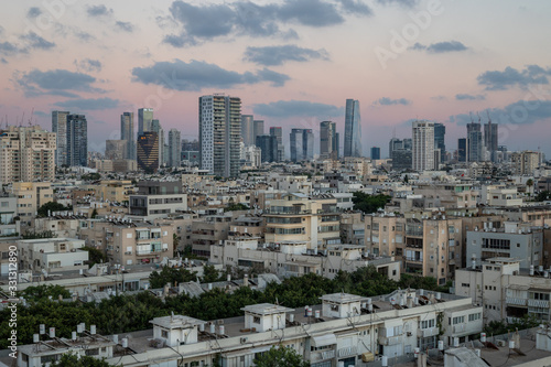 Tel Aviv, Israel Cityscape at Dusk © Jennifer J. Taylor
