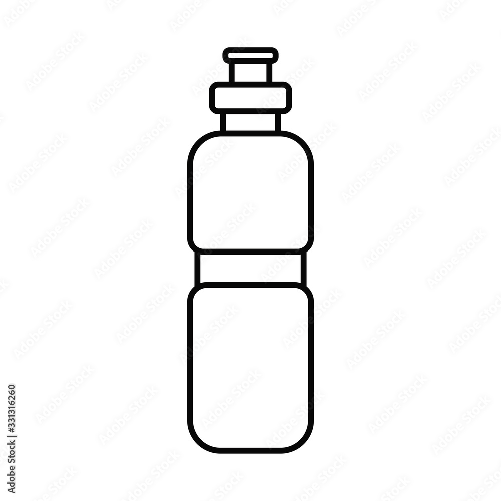water bottle, line style icon water bottle, line style icon