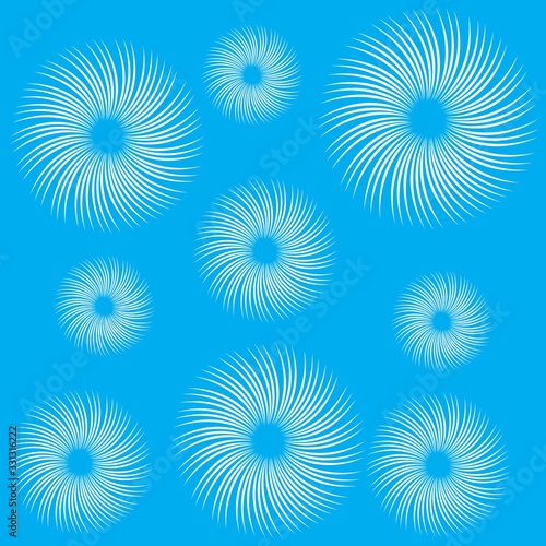 firework illustration logo vector