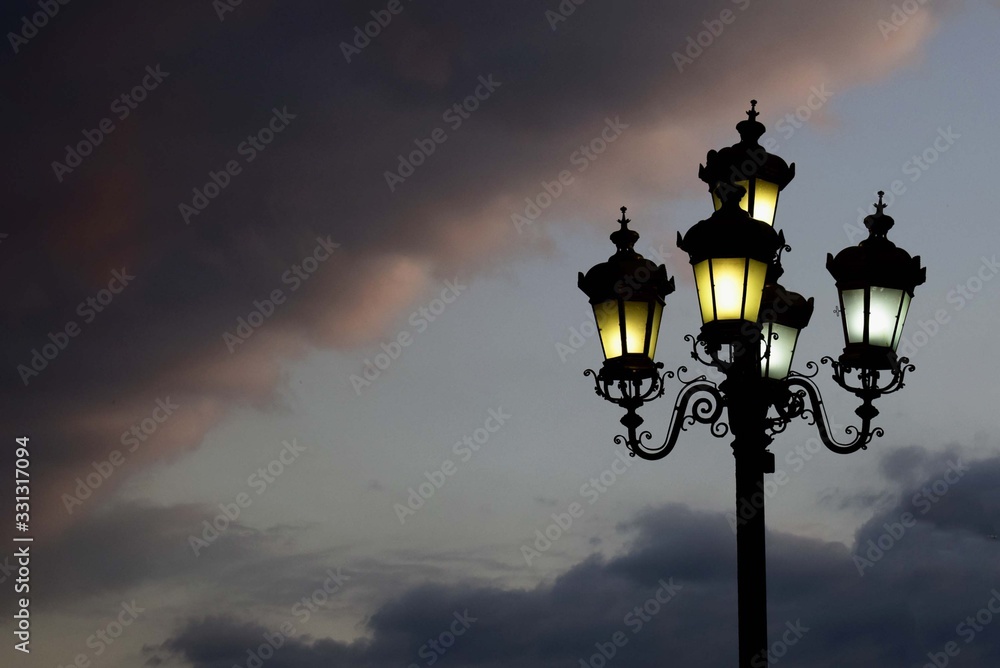 Street lantern and night