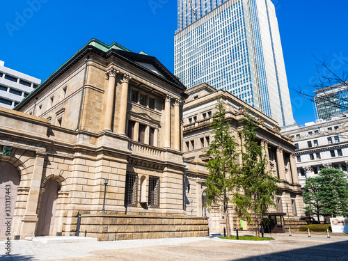Obraz na płótnie 東京 日本銀行本店 w salonie