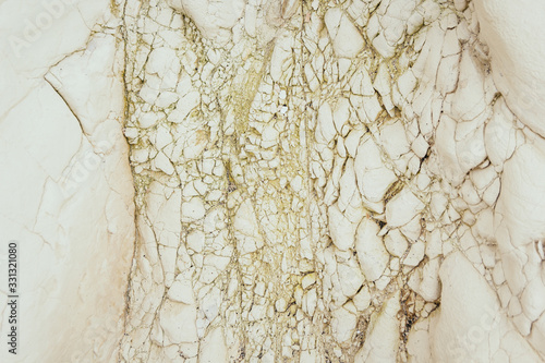 Texture of white beach rock