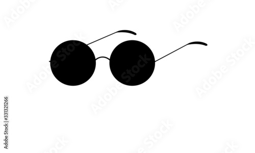 sunglasses retro style vector isolated photo