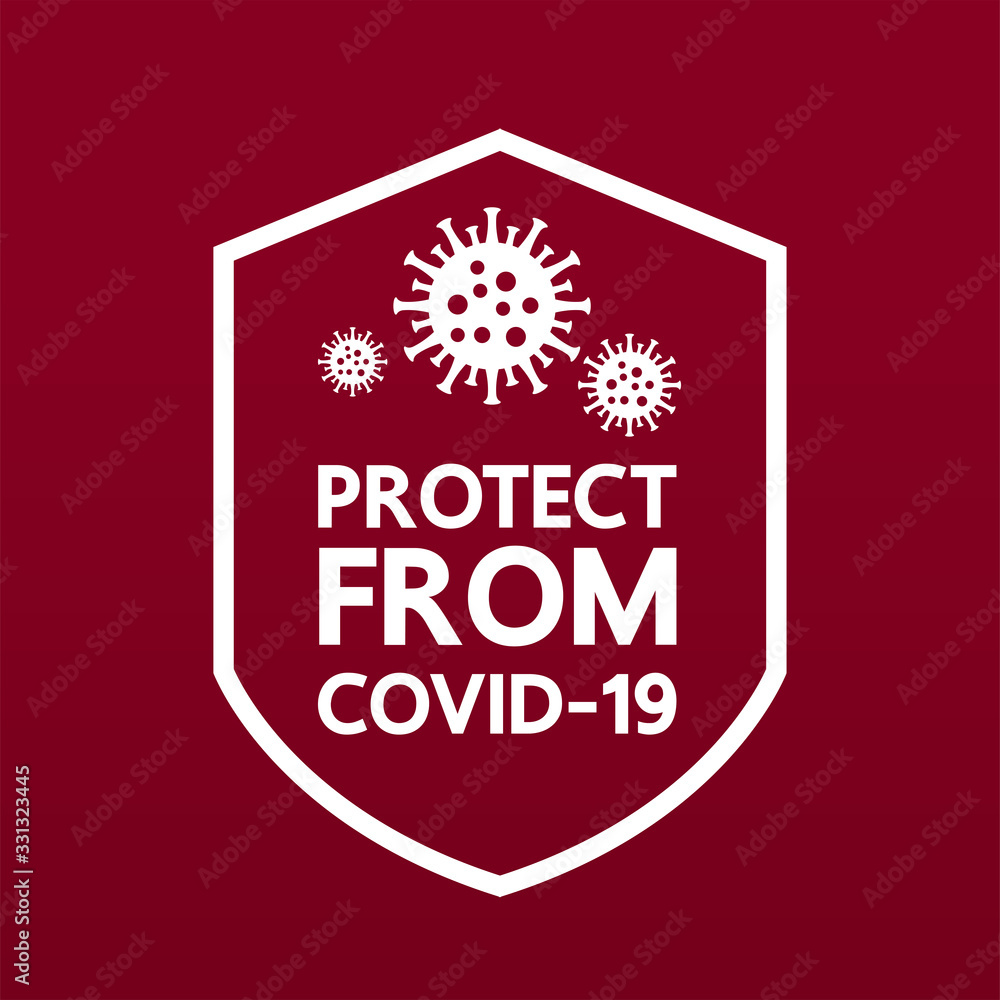 The Covid-19 Virus vector illustration.