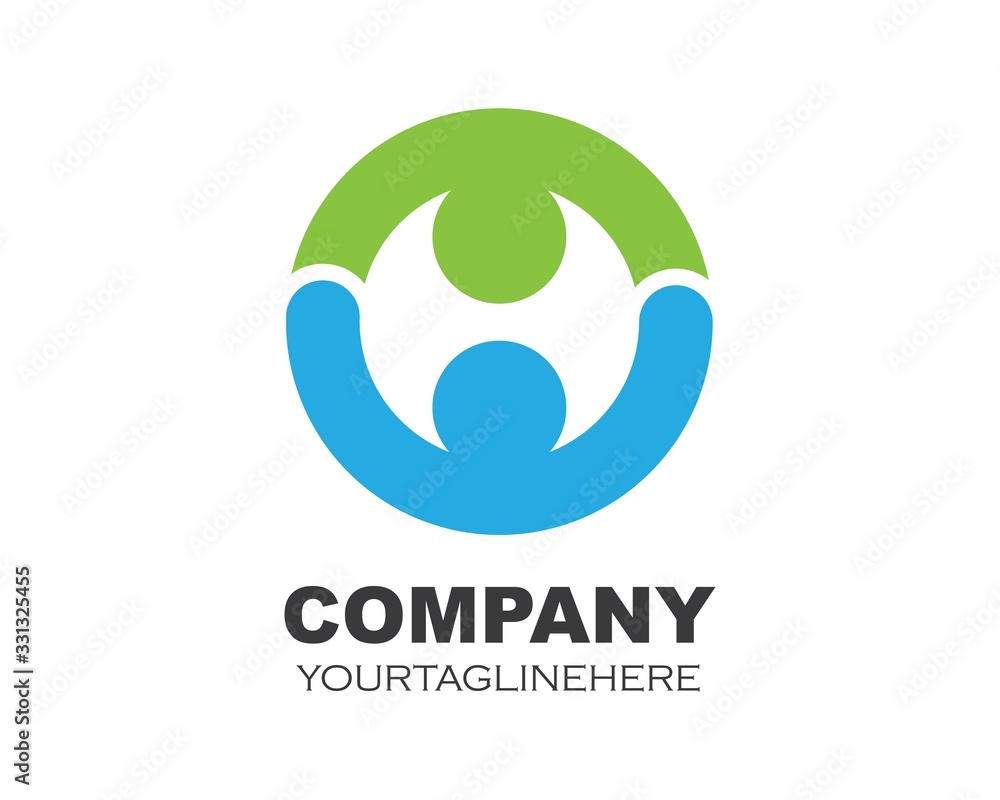 circle ring business logo template vector circle ring business logo template vector
