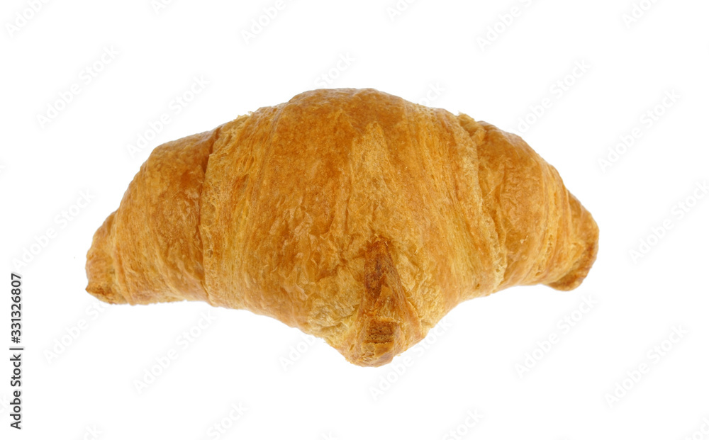 close up on butter cocktail croissants isolated on white background close up on butter cocktail croissants isolated on white background