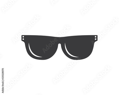 sunglasses logo icon vector illustration design