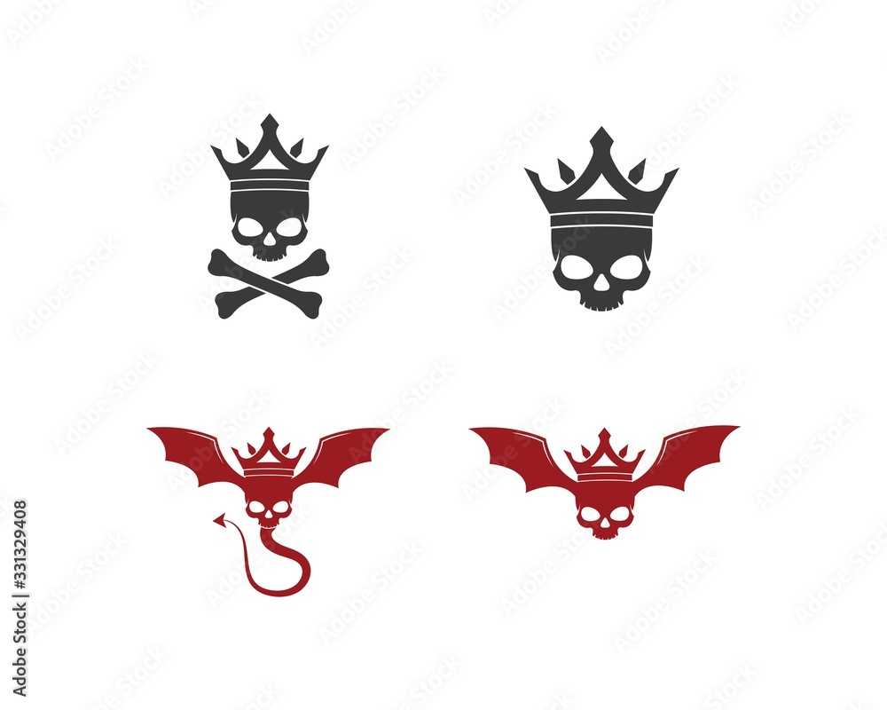 Skull devil vector illustration design Skull devil vector illustration design