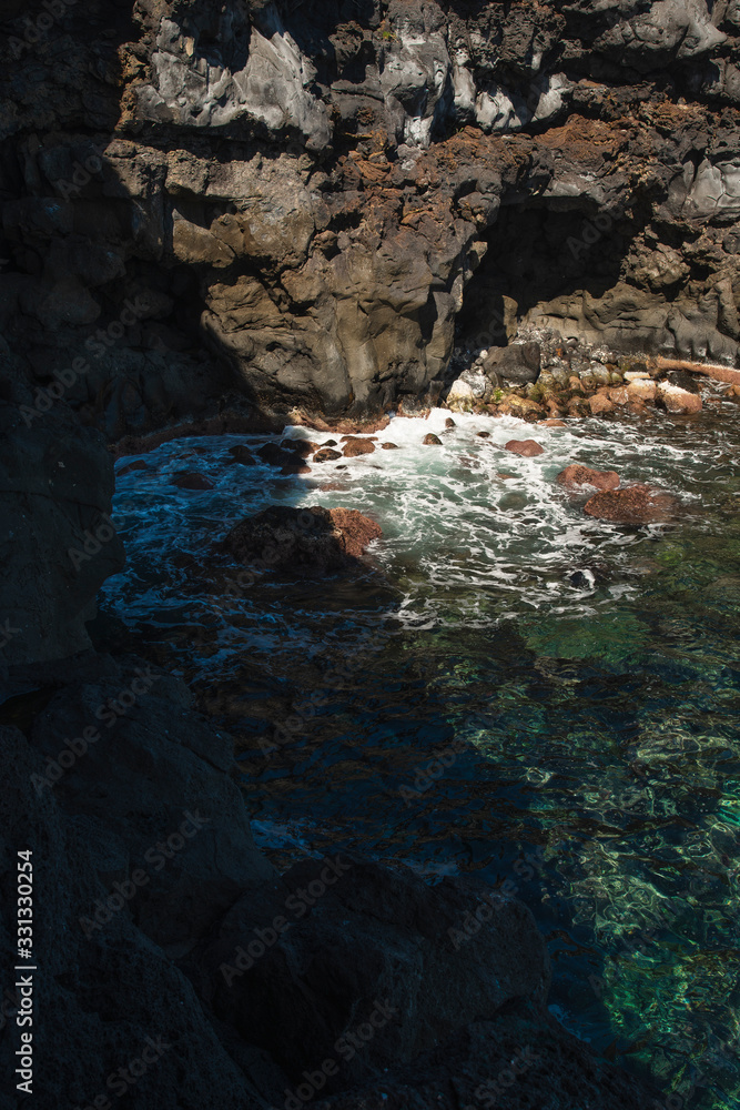 cave in the water