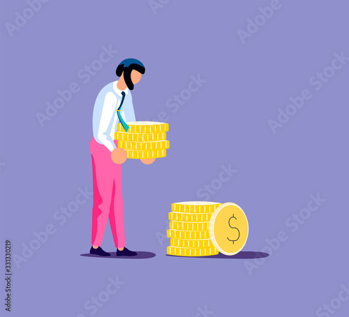 Online cash earnings concept