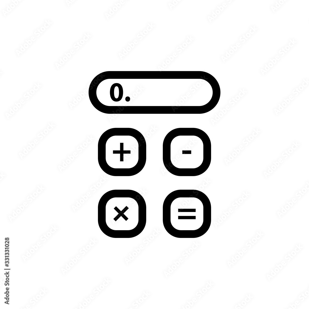 Vector illustration, calculator icon design Vector illustration, calculator icon design