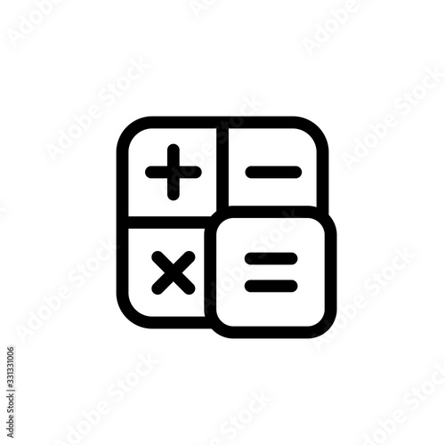 Vector illustration, calculator icon design