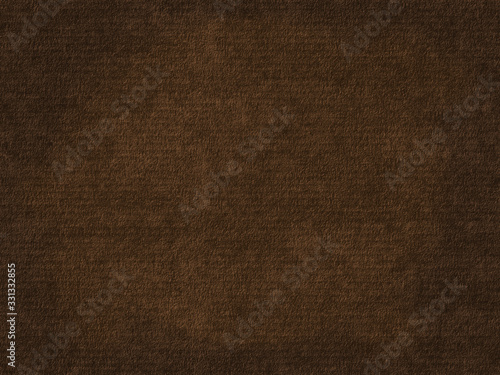 Old rough paper sheet. Dark brown paper texture background. 