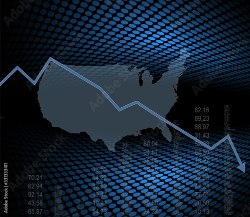 The USA Business And Economy, Going Down