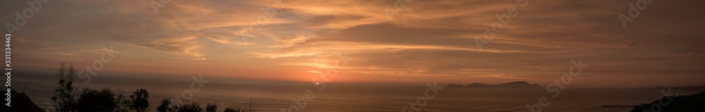 Sunset panoramic