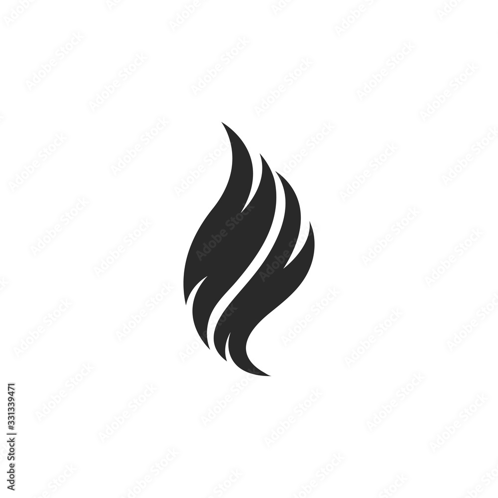 Fire flame Logo Template vector icon Oil, gas and energy logo Fire flame Logo Template vector icon Oil, gas and energy logo