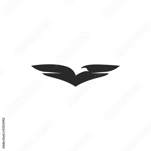 Falcon Eagle Bird Logo Template vector