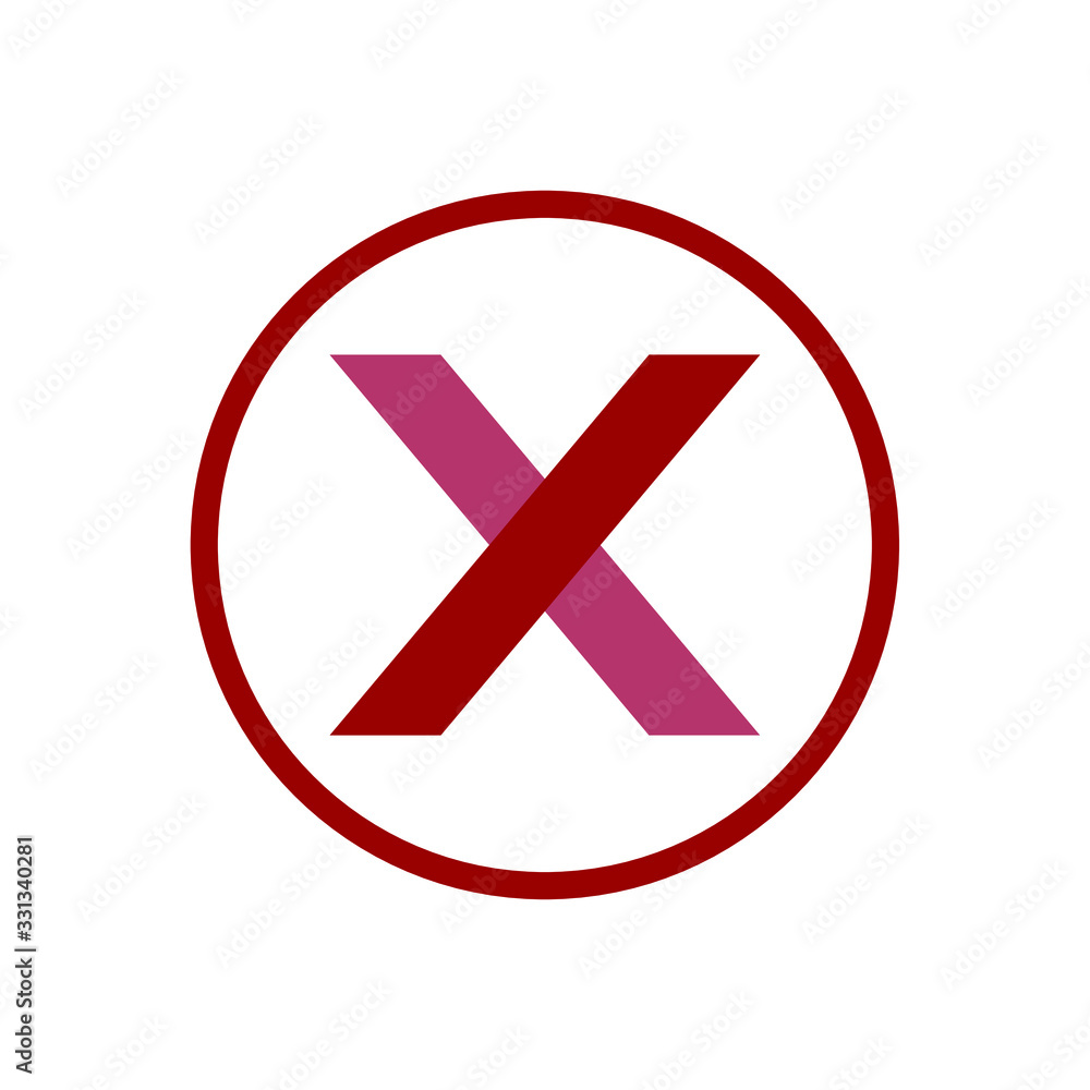 Obraz premium right and wrong icon