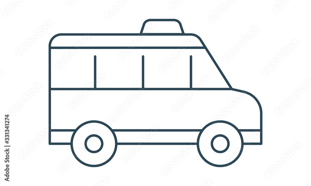 Taxi icon for transportation services Taxi icon for transportation services