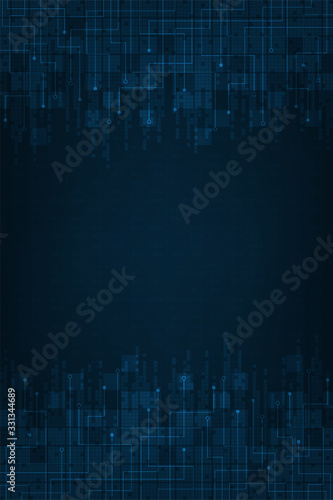 Vector abstract background technology in the concept of digital.