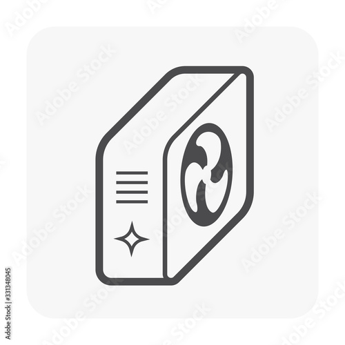Air compressor icon