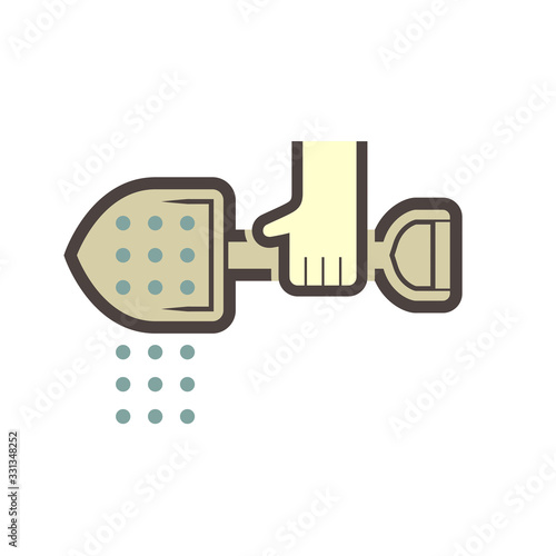 cement pouring icon