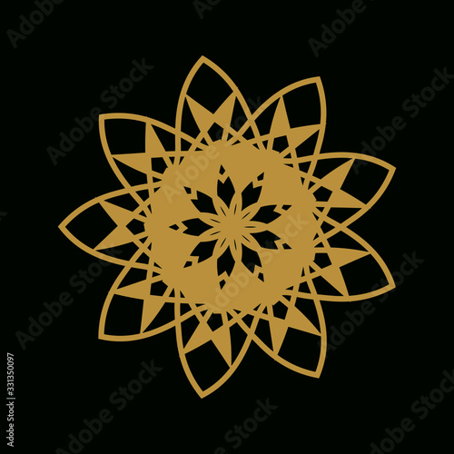 gold ornament logo