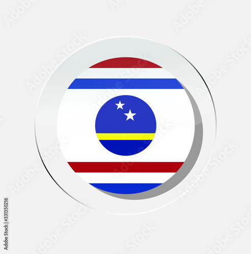 curacao governors country flag icon with white background