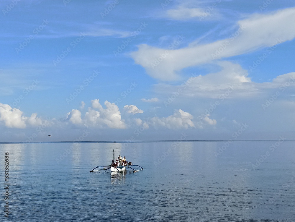 Boat on the sea