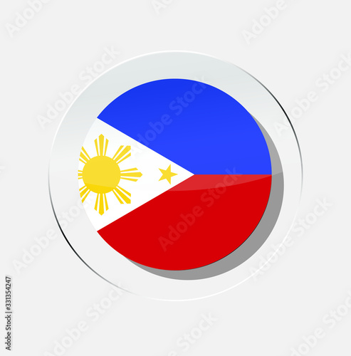 Free Download Philippines country flag circle icon with white background - GFXLoad