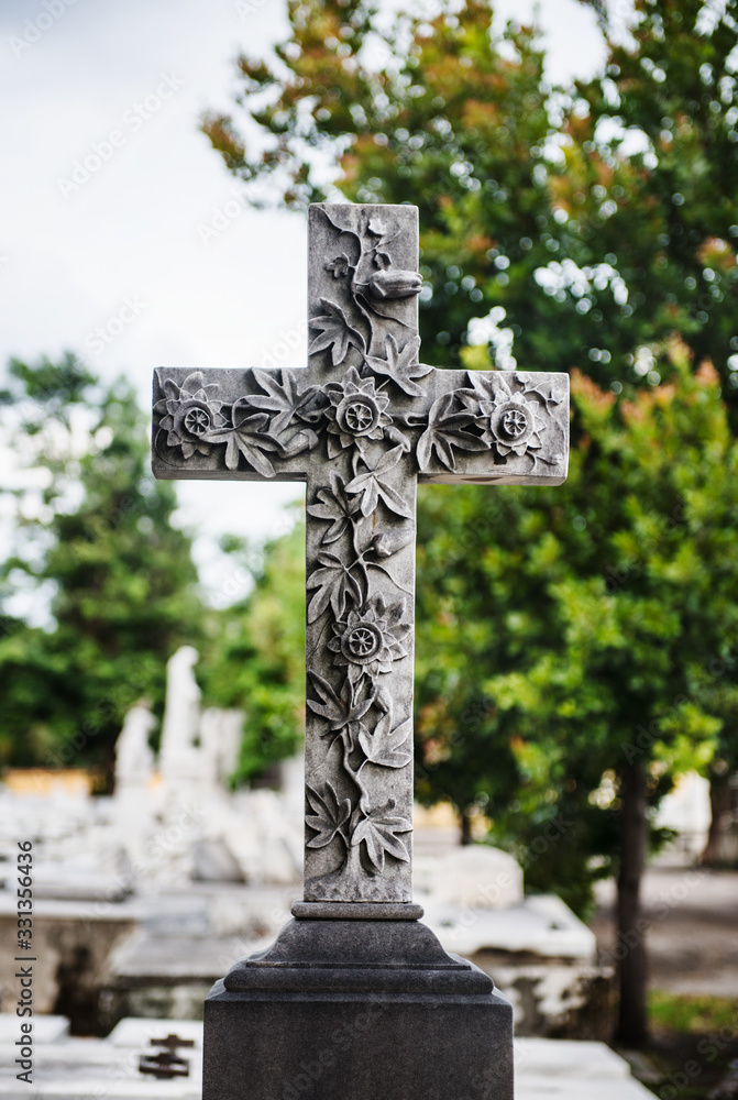 cross in cemetery, Havana, Cuba, Caribbean cross in cemetery, Havana, Cuba, Caribbean