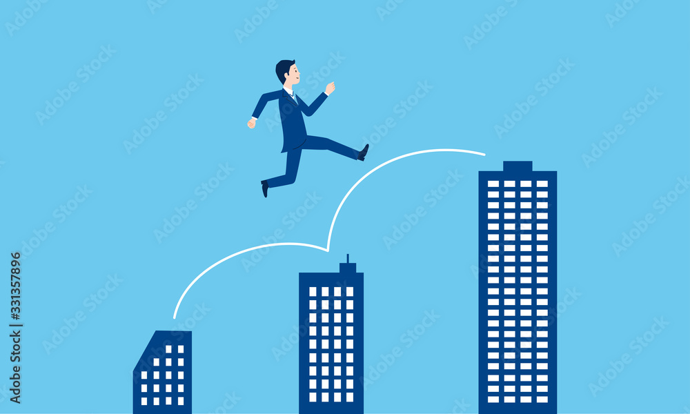 転職 キャリアアップのイラストイメージ Stock Vector Adobe Stock 転職 キャリアアップのイラストイメージ Stock Vector Adobe Stock