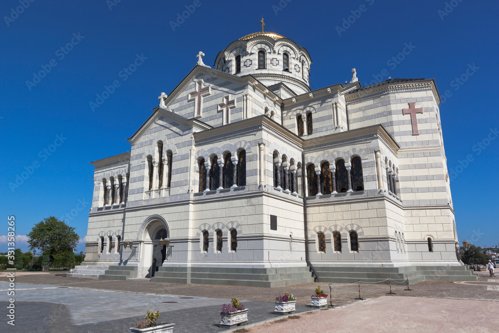 Vladimir Cathedral in Tauric Chersonesos, the city of Sevastopol, Crimea