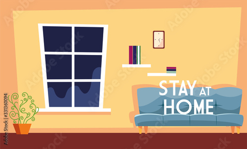 stay at home awareness social media campaign and coronavirus prevention