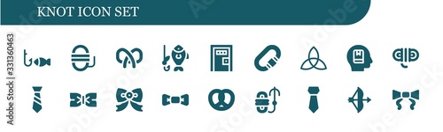 Modern Simple Set of knot Vector filled Icons