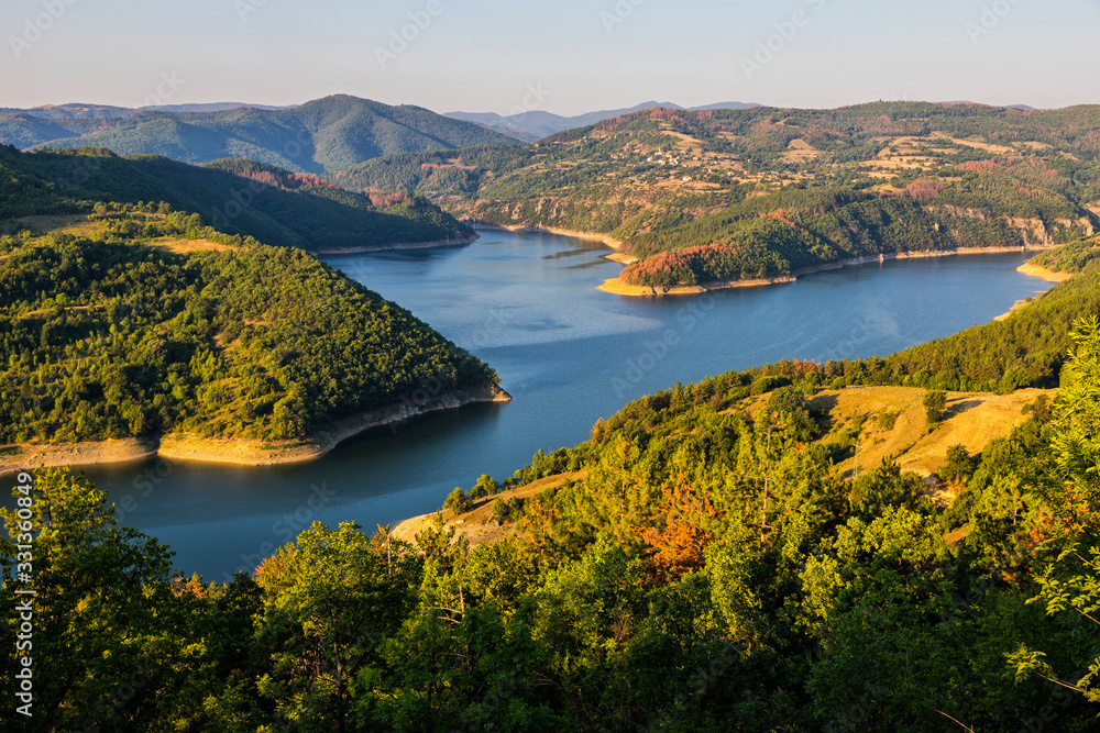 Kardjaly dam, Rhodope mountains, Bulgaria