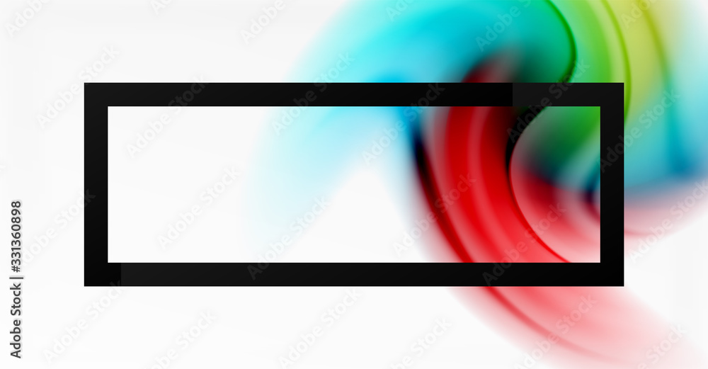 Naklejka premium Abstract background, fluid mixing gradient liquid style colors composition. Vector Illustration For Wallpaper, Banner, Background, Card, Book Illustration, landing page