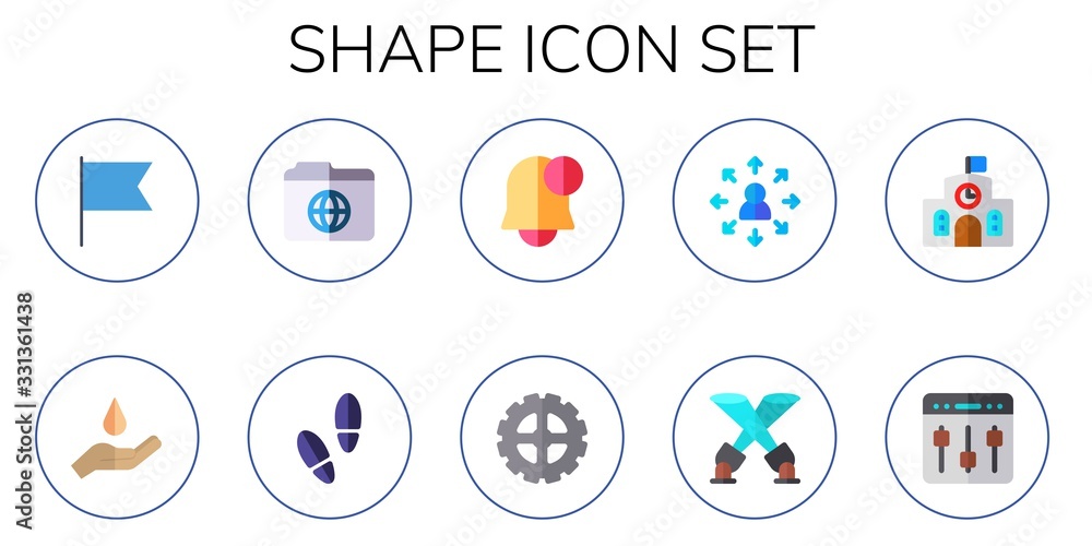 shape icon set