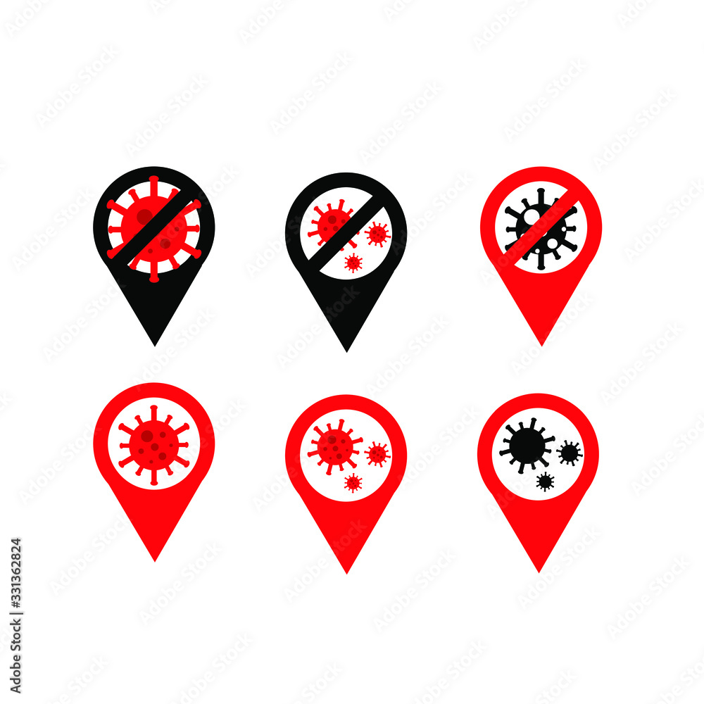 covid-19 corona virus logo icon design covid-19 corona virus logo icon design