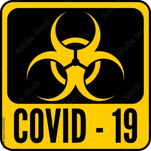 Coronavirus sign. Stop 2019-nCoV virus. Vector illustration.