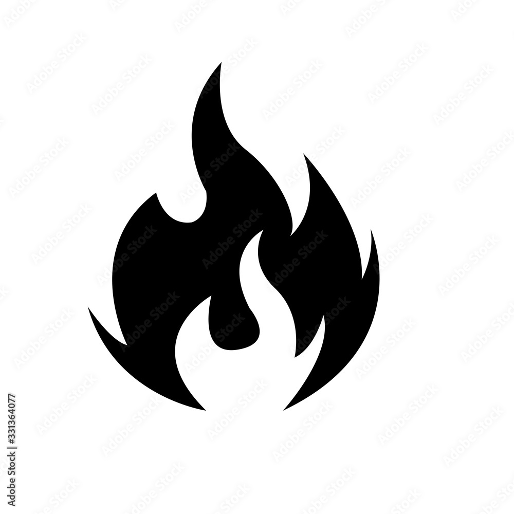 Fire flame vector illustration design template Fire flame vector illustration design template