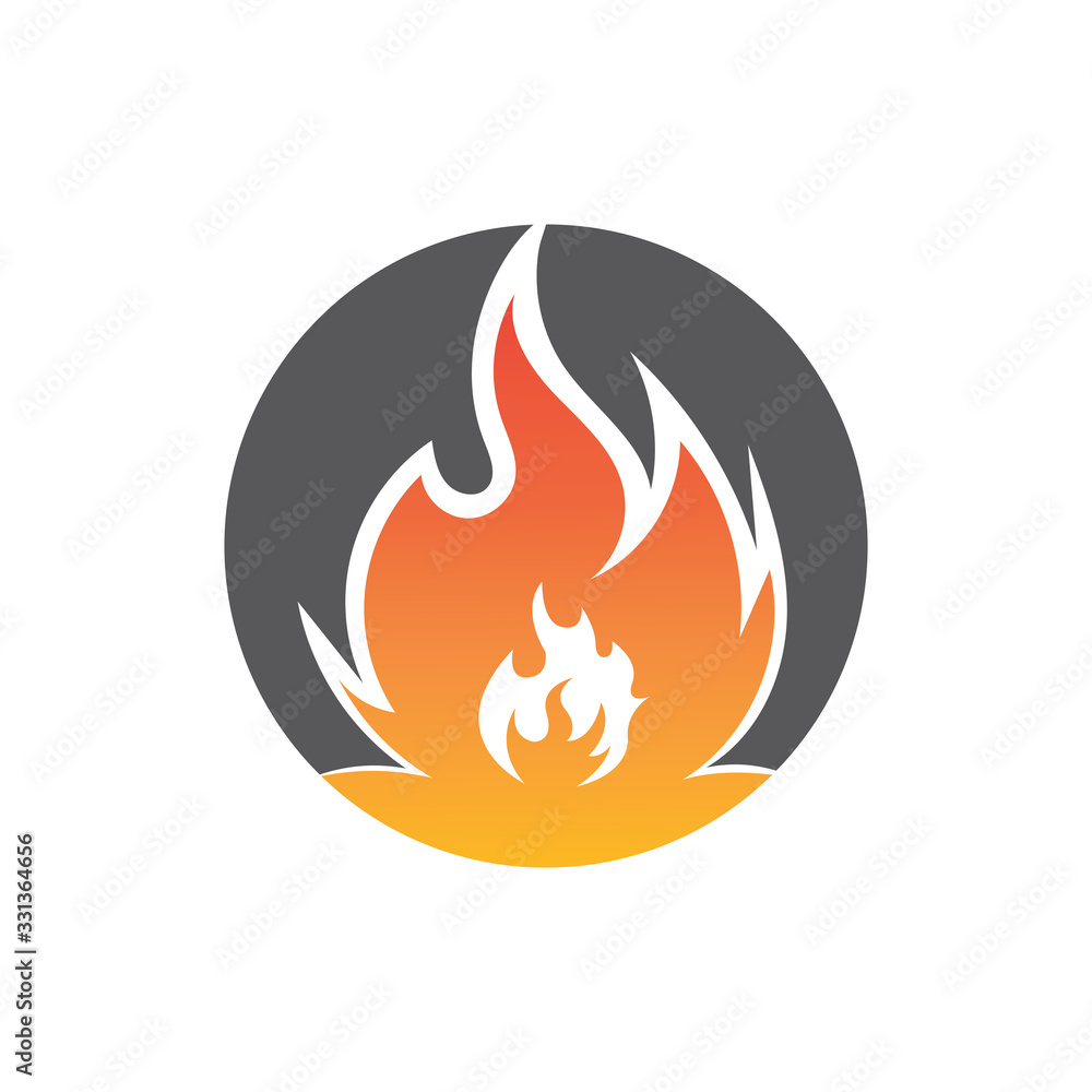 Fire flame vector illustration design template Fire flame vector illustration design template