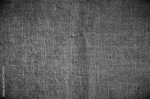 black and grey sackcloth for wallpaper, background, pattern