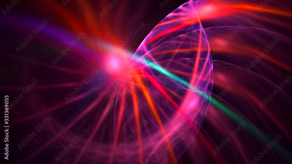 3D rendering abstract colorful fractal light background 3D rendering abstract colorful fractal light background